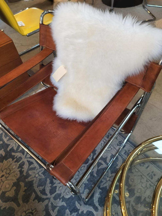 Vintage Wasilly Style Chair Cognac Leather