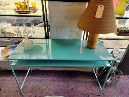 Room & Board Slim Turquoise/Ocean Color Desk (Reg. $599)