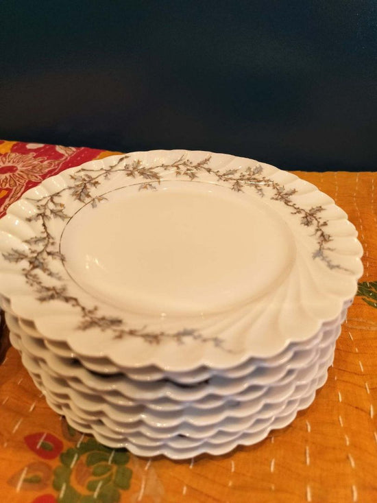 Vintage Limoges Tableware Dessert Plates