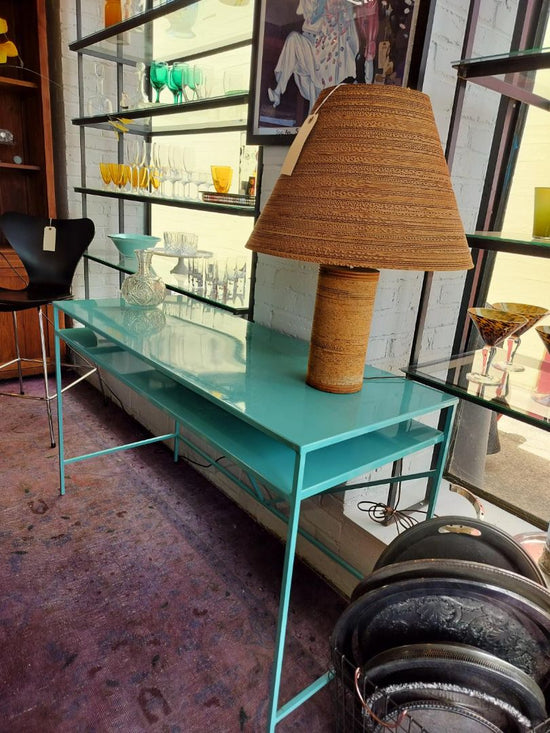 Room & Board Slim Turquoise/Ocean Color Desk (Reg. $599)