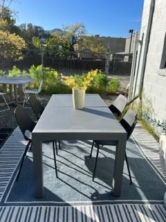 Contemporary Outdoor Table
