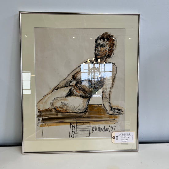 **Bill Condon Signed Nude Figure Drawing