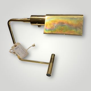 Koch + Lowy Articulating Brass Table Lamp