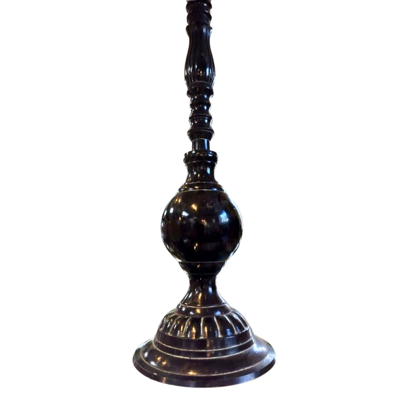 Vintage French Table Lamp in Black