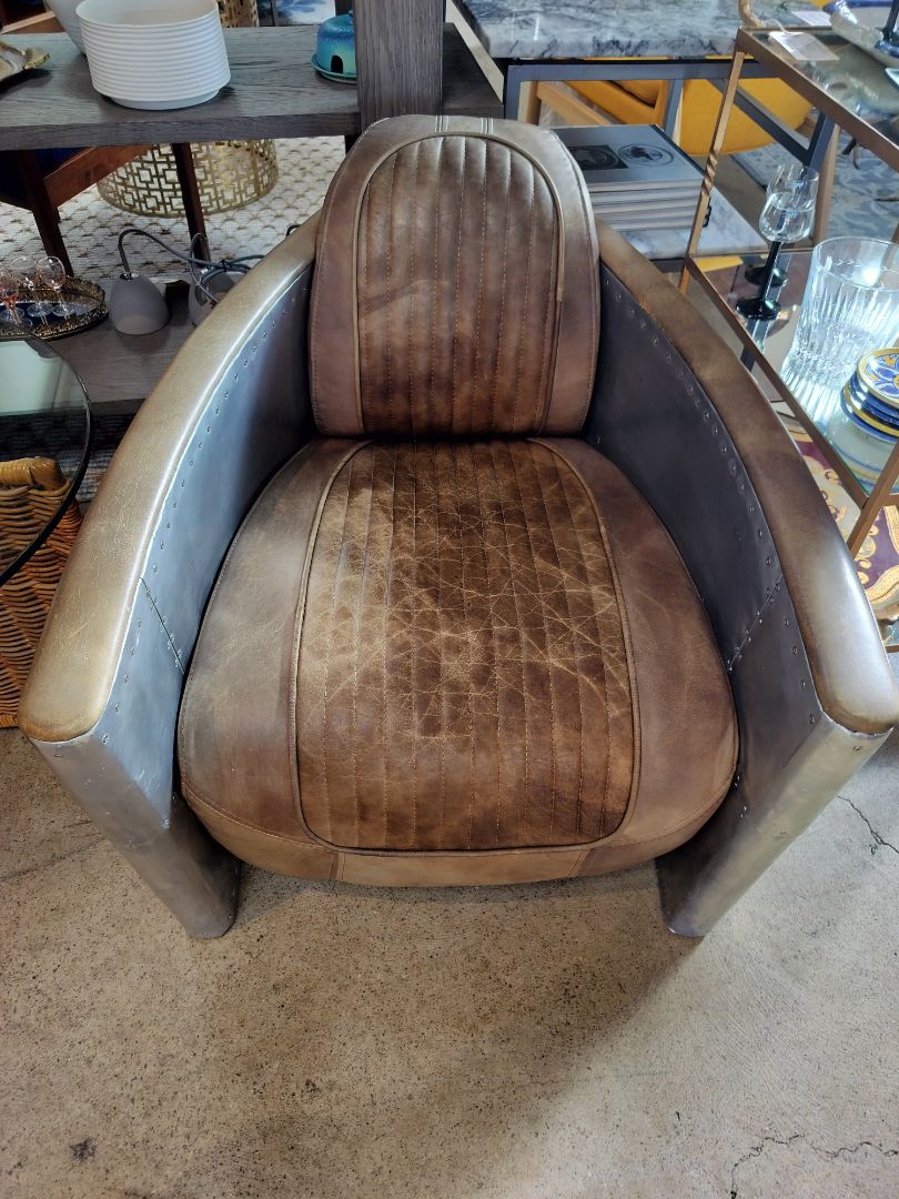 Timothy Oulton Aviator Tomcat Chair.(Reg. $3295)