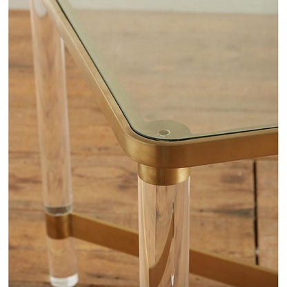 Anthropologie Oscarine Lucite Dining Table