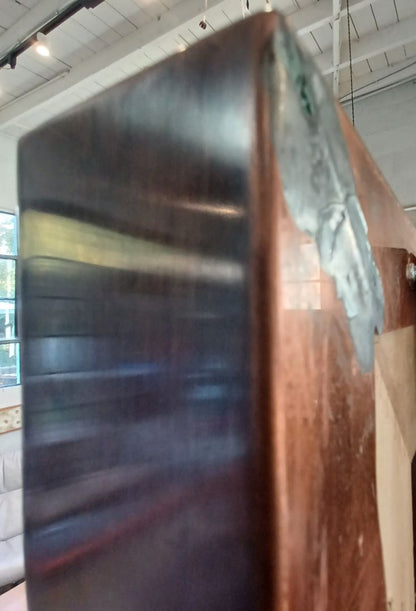 Custom Made Modern Copper Framed Mirror