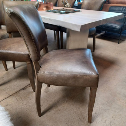 RH Mimi Dining Chairs. By Designer Timothy Oulton.