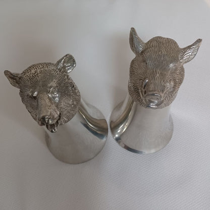 Pewter Stirrup Cups. Made In US.