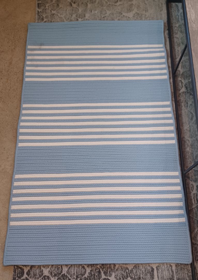 *Boat Stripe Rug by Serena &amp; Lily. Staging Item. ( Reg. Retail $448)