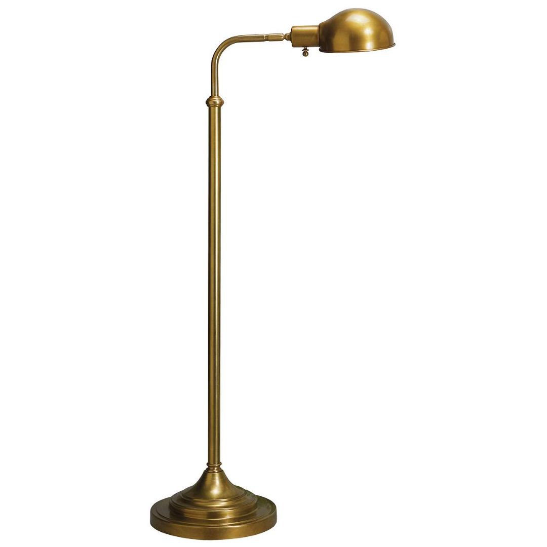 Vintage Brass Pharmacy Floor Lamp