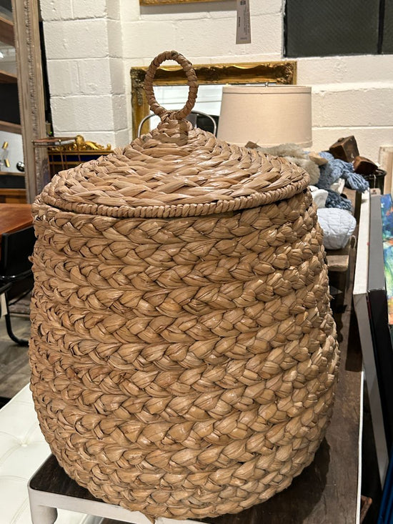 Pottery Barn Large Seagrass Basket