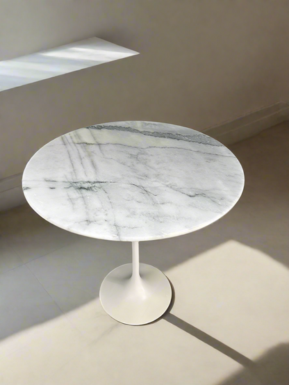 Marble Tulip Side Table