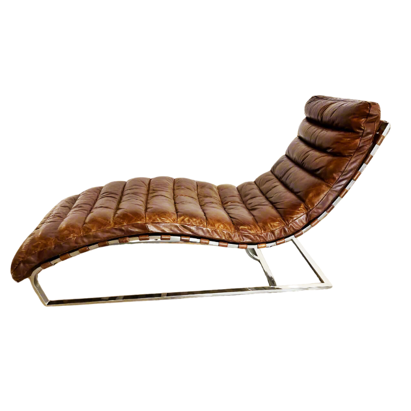 RH Timothy Oulton Oviedo Modern Chaise Lounge Chair