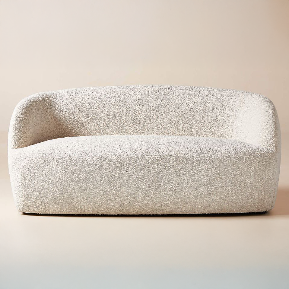 Cb2 Gwyneth Boucle Loveseat