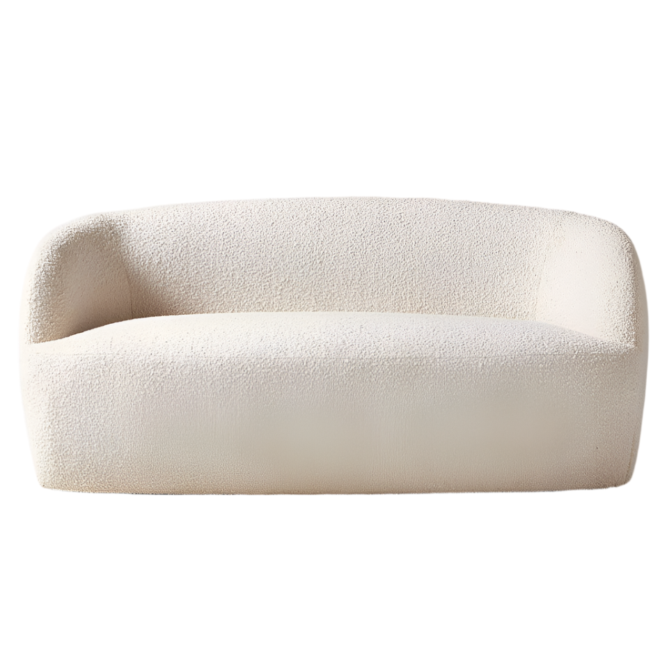 Cb2 Gwyneth Boucle Loveseat