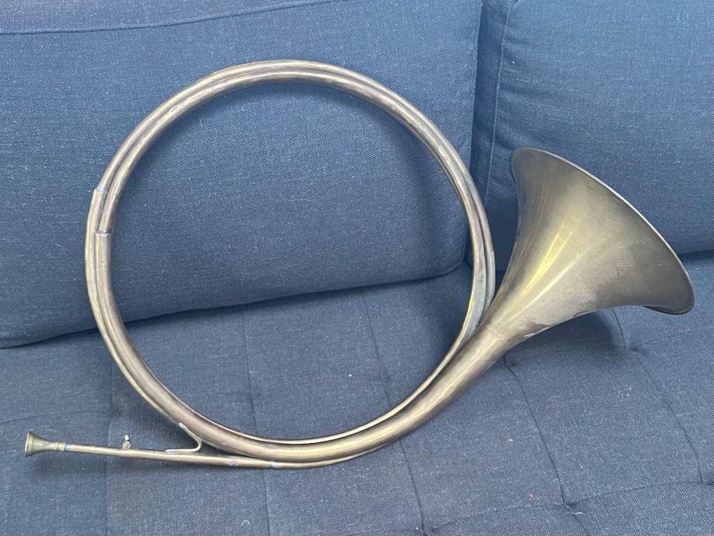 Antique Brass French Horn