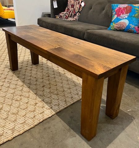 Indian Bench with Tapered Legs