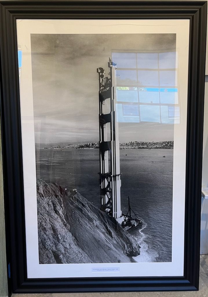 Golden Gate Bridge North Tower Photograph, 1935.