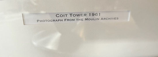Coit Tower B/W Photograph, 1961.