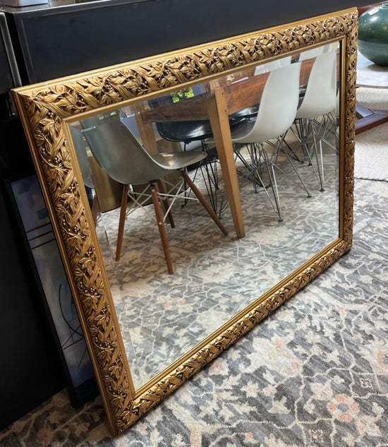 Vintage Ornate Gold Framed Mirror