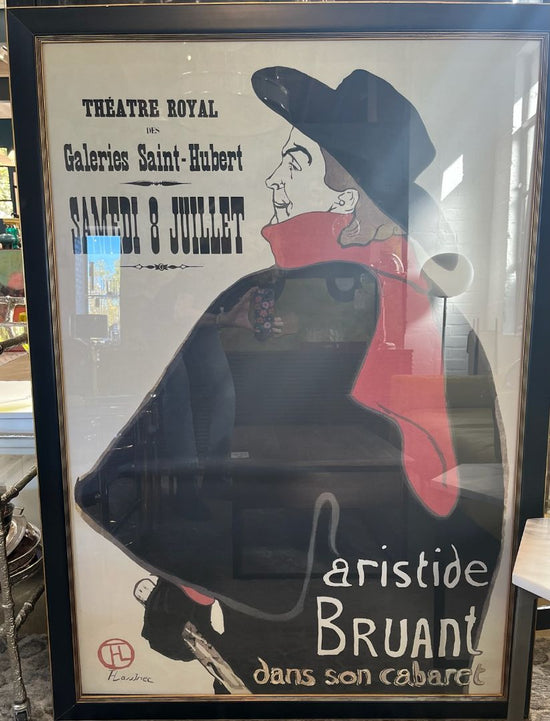 "Aristide Bruant dans son cabaret II" Toulouse Lautrec Collectable Print