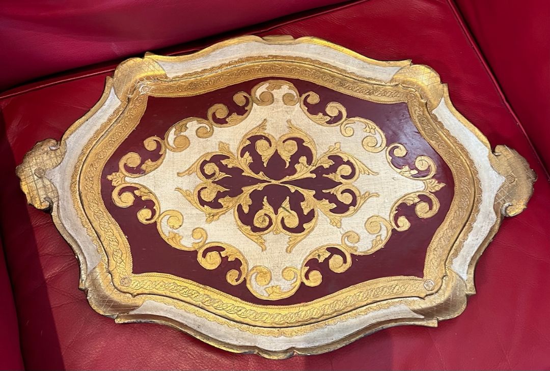 Italian Florentine Wooden Tray