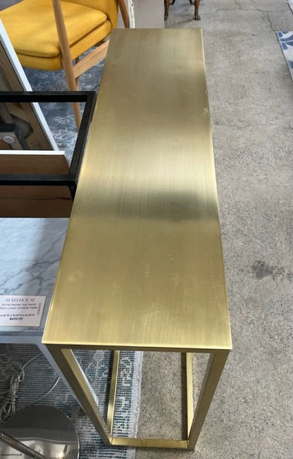 Petite Brass Console