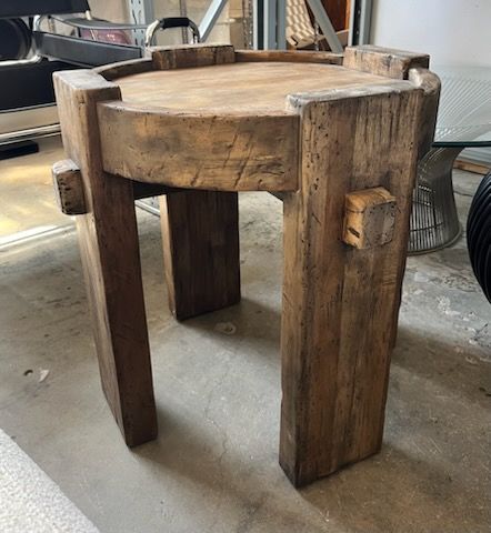 Rustic International Atelier Frantoio Side Table