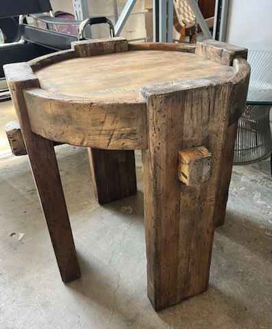 Rustic International Atelier Frantoio Side Table