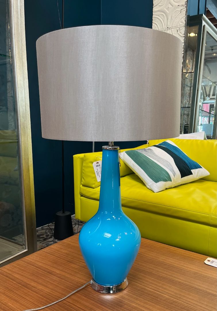 Jonathon Adler Turquoise Table Lamp