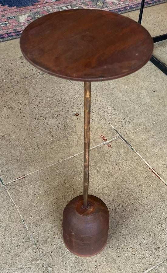 Anthropologie Rusted Carmen End Table   EACH
