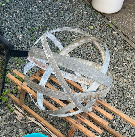 Outdoor Metal Globes