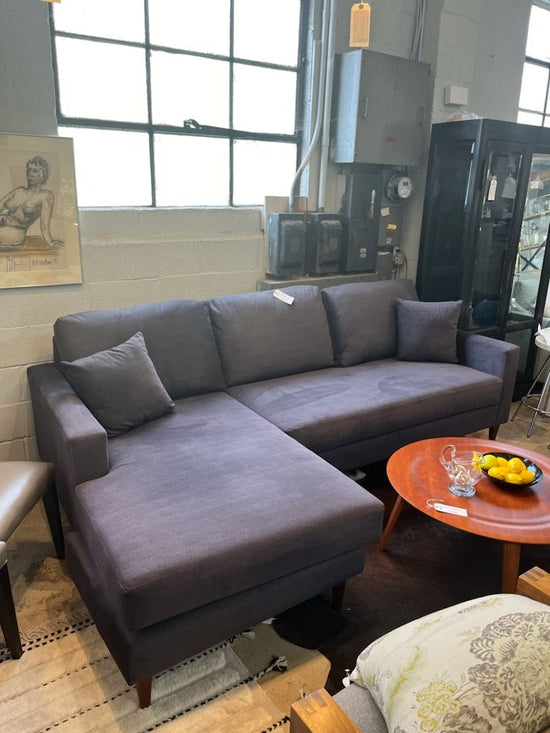 Custom Made In SF. 3 Pieces Sectional With Reversible Chaise.