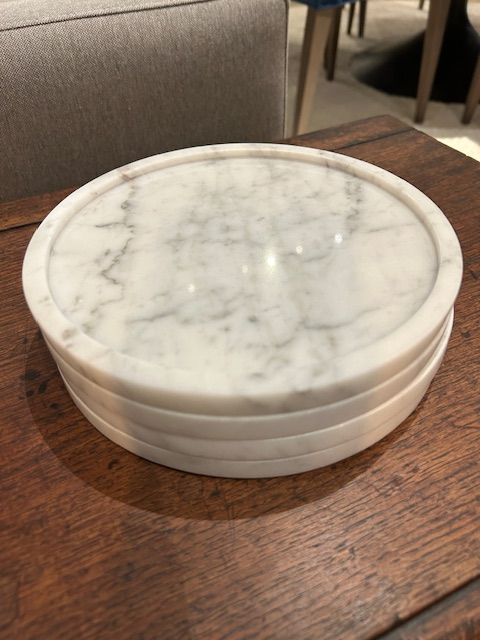 Embla Marble Salad/Appetizer Plates- each