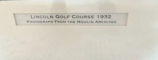 Lincoln Golf Course B/W Photograph, 1932