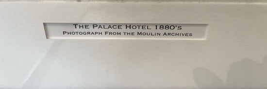 The Palace Hotel B/W Photograph, 1880&