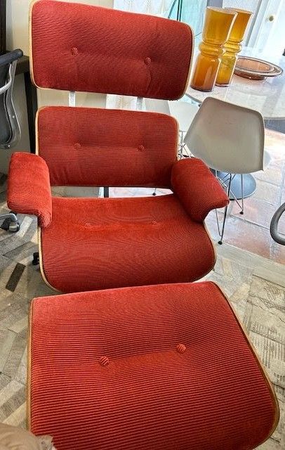 Plycraft Vintage MCM Custom Ply Craft Lounge Chair &amp; Ottoman