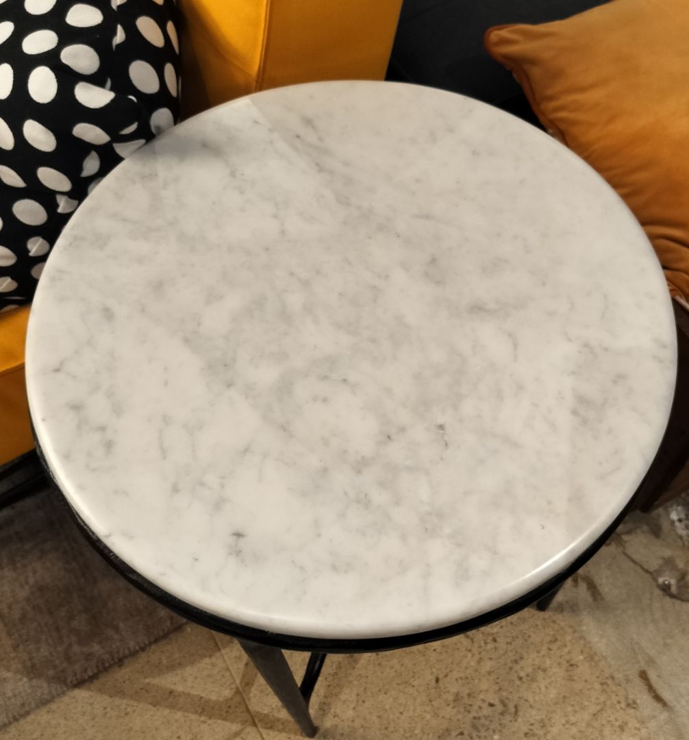 RH Thaddeus Marble Table