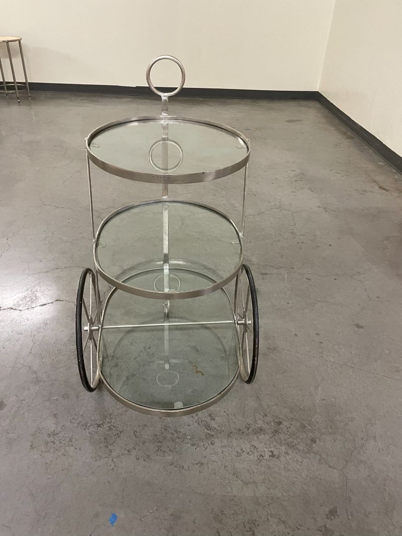 Unique 3 Tiered Bar Cart