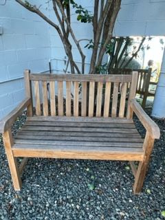 42" Garden Bench. Solid Teak by Wooden Duck.