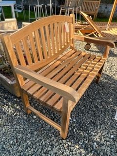 42&quot; Eye Bench. Solid Teak by Wooden Duck.