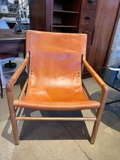 Summer House Caramel Leather Chair