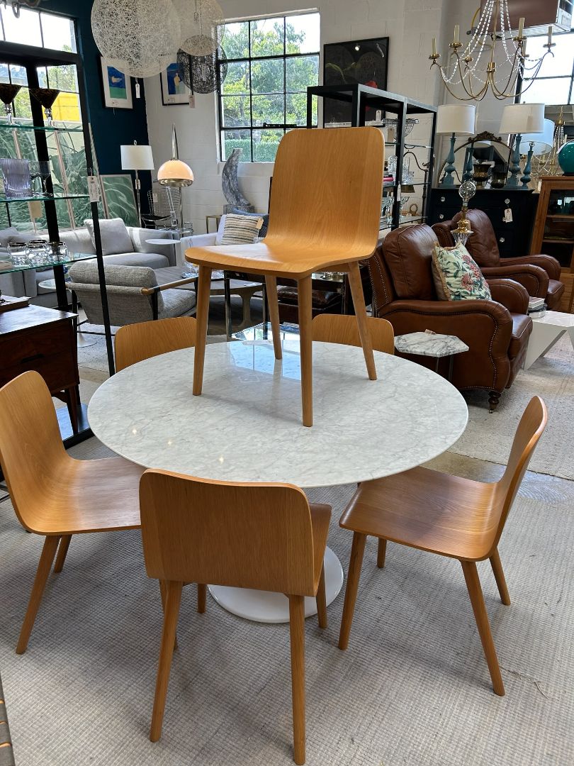 Anthropologie Wooden Dining Chairs               SET OF 6