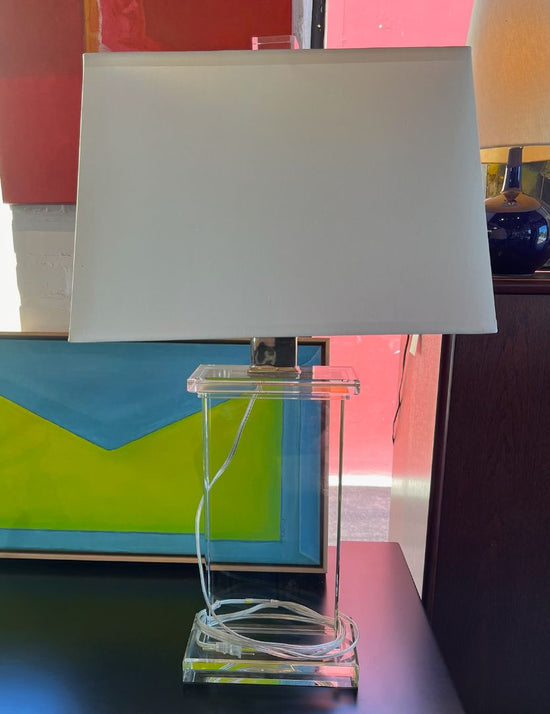 RH Glass Table Lamp