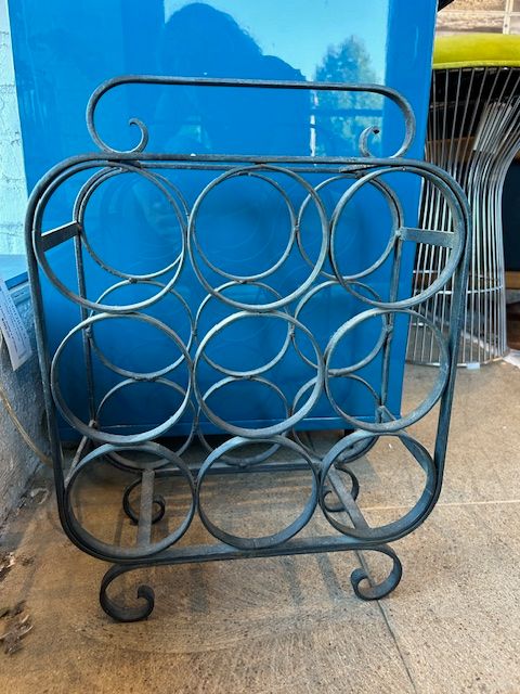 Vintage Iron Wine Rack