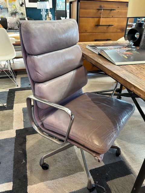 Herman Miller Eames Soft Pad High Back Leather Chair