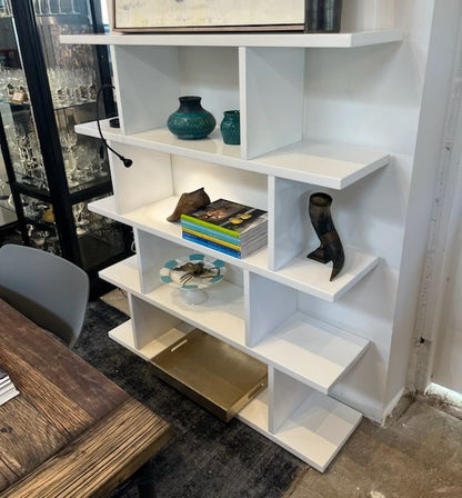 CB2 3.14 White Bookcase