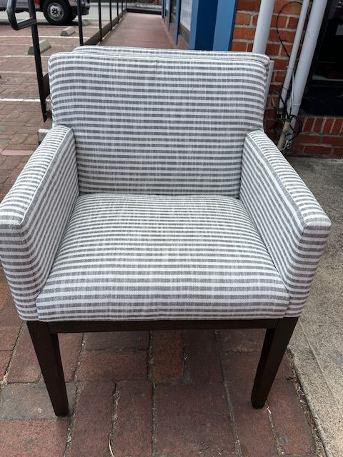 RH Morgan Track Arm Fabric Chair