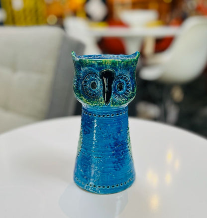 Rosenthal Netter Bitossi Blue Green Owl